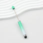 Gradient Color 3 In 1 Beadable Stylus Pens Plastic Body 7