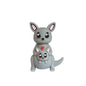 3D Kangaroo Mom and Baby Silicone Focal Beads Animal Design 20pcs 9