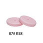 25mm Silicone Beads Flat Coin Spacer Pastel Mix 50pcs 23