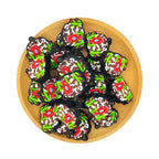 Silicone Focal Beads Cactus Pumpkin With Patterned Pumpkin 2