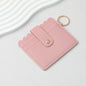 PU Card Holder Keychain Multi Patterned