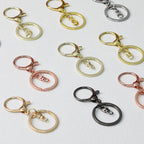 Zinc Alloy Lobster Clasp Keychain Hardware with Split Ring
