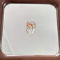 Clear Square Acrylic Beads 16mm Puppy and Kitten Pattern 10pcs 14