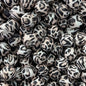 15mm Silicone Beads Leopard Print Multicolor Printed Design 50pcs 4