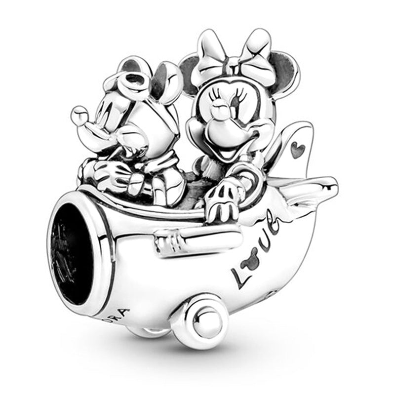 Cartoon Anime Series Metal Beads Large Hole Zinc Alloy 10pcs 2