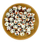 10-#477 Halloween Printed Silicone Beads