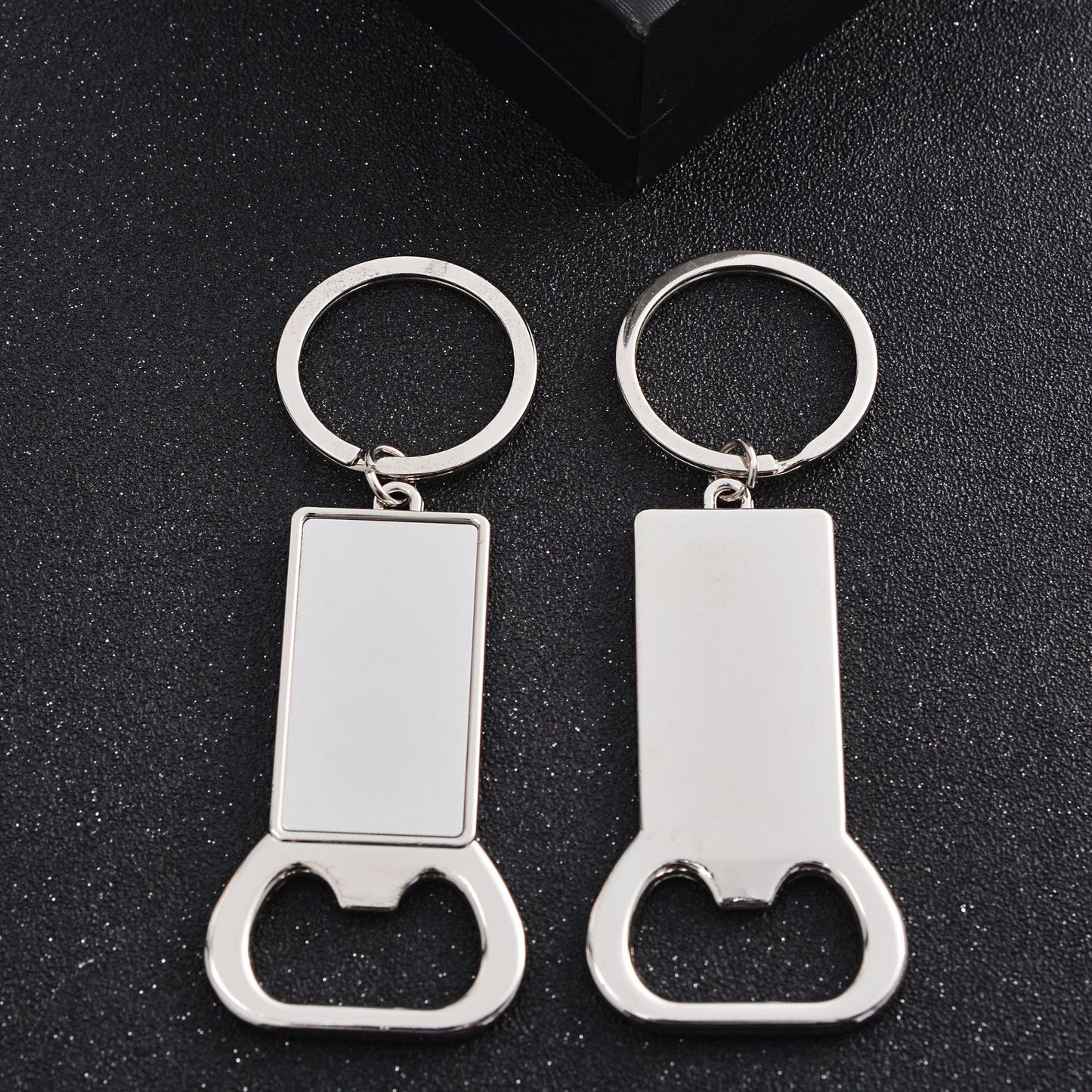 Metal Bottle Opener Keychain Zinc Alloy Smooth Surface for Sublimation 11
