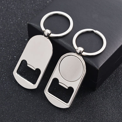 Metal Bottle Opener Keychain Zinc Alloy Smooth Surface for Sublimation 12