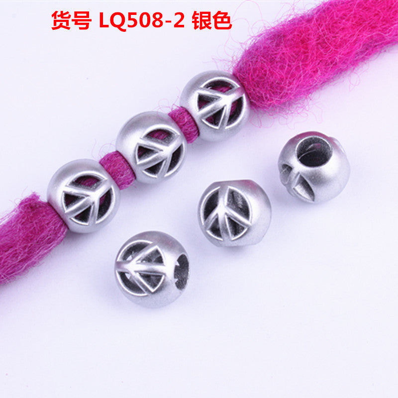 Hollow Arrow Patterned CCB Plastic Acrylic Beads 12mm Metallic 100pcs 6
