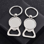 Metal Bottle Opener Keychain Zinc Alloy Smooth Surface for Sublimation 10
