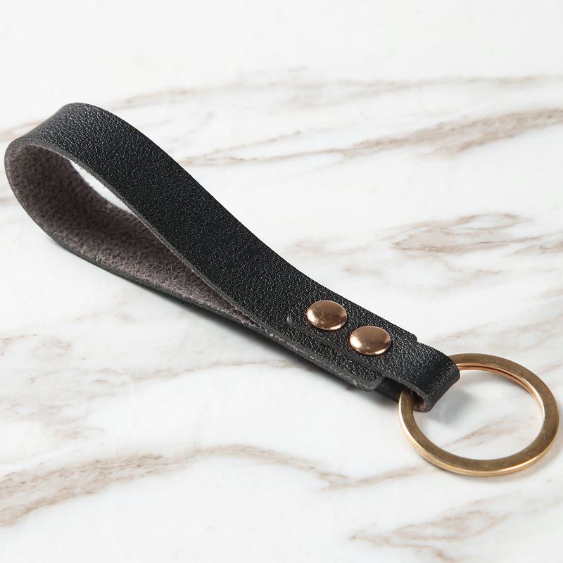 Leather Wristlet Keychain PU Creative Cute Gold Rivet Loop Colors 9