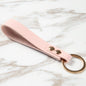 Leather Wristlet Keychain PU Creative Cute Gold Rivet Loop Colors 12