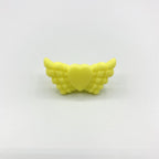 Wing Silicone Beads Mixed Colors 20pcs 26