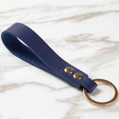 Leather Wristlet Keychain PU Creative Cute Gold Rivet Loop Colors 11
