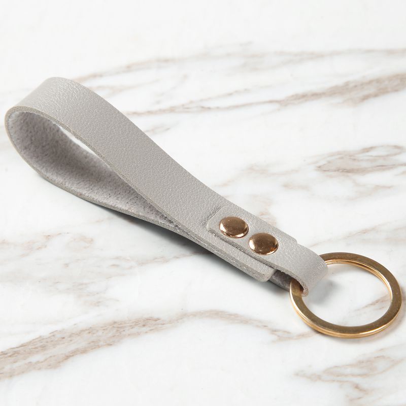 Leather Wristlet Keychain PU Creative Cute Gold Rivet Loop Colors 6