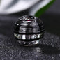 Lampwork Glass Beads Round 12mm Japanese Style Silver Foil Filled 30pcs 9