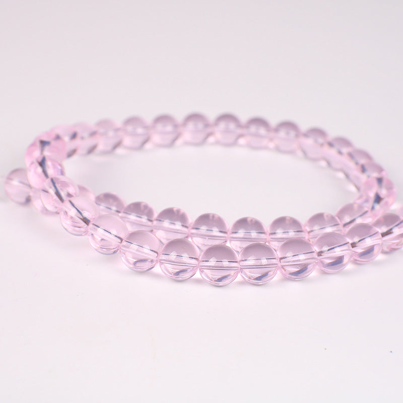 Color Transparent Glass Beads 4mm Vibrant Round Smooth 98pcs 20