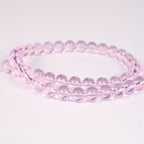 Color Transparent Glass Beads 4mm Vibrant Round Smooth 98pcs 20