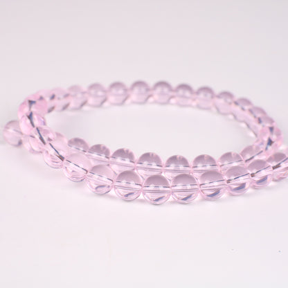 Color Transparent Glass Beads 4mm Vibrant Round Smooth 98pcs 20