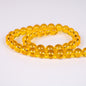 Color Transparent Glass Beads 4mm Vibrant Round Smooth 98pcs 15