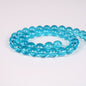 Color Transparent Glass Beads 4mm Vibrant Round Smooth 98pcs 10
