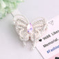 Alloy Butterfly Rhinestone Beads 31x30x11mm 3pcs 6