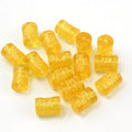 Transparent Gilded Mantra Resin Barrel Beads 8mm 12mm 200pcs 6