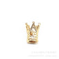 Crown Metal Beads 12mm Vintage Large Hole Alloy 50pcs 8