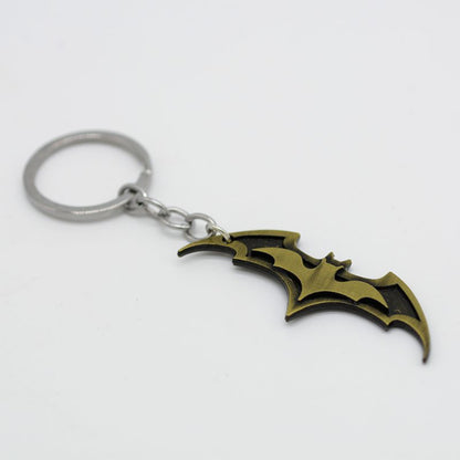 Alloy Bat Emblem Keychain Zinc Alloy Metal Batman Inspired 6