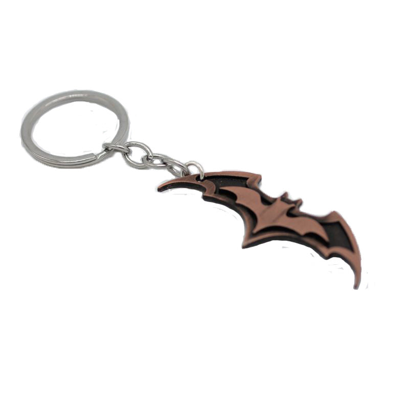 Alloy Bat Emblem Keychain Zinc Alloy Metal Batman Inspired 4