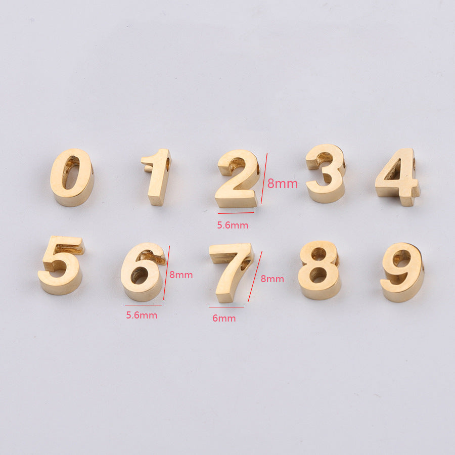 Stainless Steel Flat Metal Beads 8mm Glossy Mirror Surface 10pcs 2