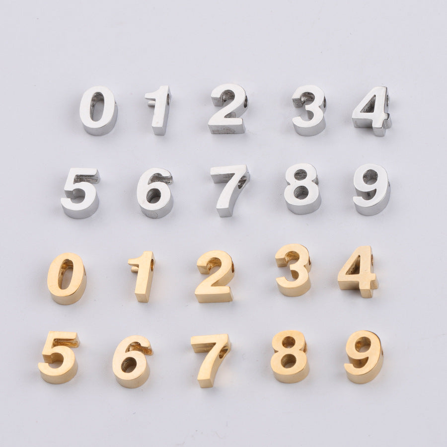 Stainless Steel Flat Metal Beads 8mm Glossy Mirror Surface 10pcs