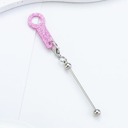 Beadable Cup Charms Glitter Marble Texture
