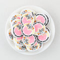 Pink Book Silicone Focal Beads Wholesale, Bow Design
