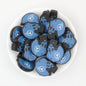 NFL Teams Helmet Silicone Focal Beads Printed Designs 20pcs 18