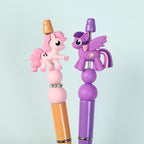 Silicone 3D Focal Beads My Little Pony Front Facing 20pcs 9
