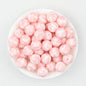 Valentine Theme 15mm Silicone Beads Printed Pattern 50pcs 8