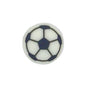 Silicone Focal Beads Football Soccer Ball Raised Pattern 20pcs