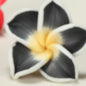 Plumeria Clay Beads 20mm Tropical Colors Polymer 10pcs 18