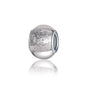 Glass Spacer Beads 14mm Transparent Glitter Powder Large Hole 20pcs 8