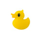 Silicone Focal Beads Little Yellow Duck Smooth Silhouette 20pcs 4
