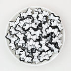Sports Bow Silicone Focal Beads with Baseball Soccer Volleyball Football 20pcs - Volleyball