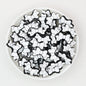 Sports Bow Silicone Focal Beads with Baseball Soccer Volleyball Football 20pcs - Volleyball