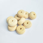 Wood Round Spacer Beads 14-30mm Smooth Pale Finish 100pcs 2