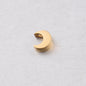 Stainless Steel Moon Metal Beads 7mm Polished Mirror Surface 10pcs 7