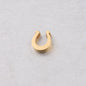 Stainless Steel Horseshoe Metal Beads 8mm Glossy Color Retaining 10pcs 7