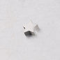 Stainless Steel Flat Star Metal Beads 8mm Polished Mirror Finish 10pcs 6