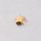 Stainless Steel Flat Star Metal Beads 8mm Polished Mirror Finish 10pcs 7
