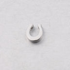 Stainless Steel Horseshoe Metal Beads 8mm Glossy Color Retaining 10pcs 6