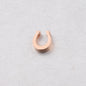 Stainless Steel Horseshoe Metal Beads 8mm Glossy Color Retaining 10pcs 8